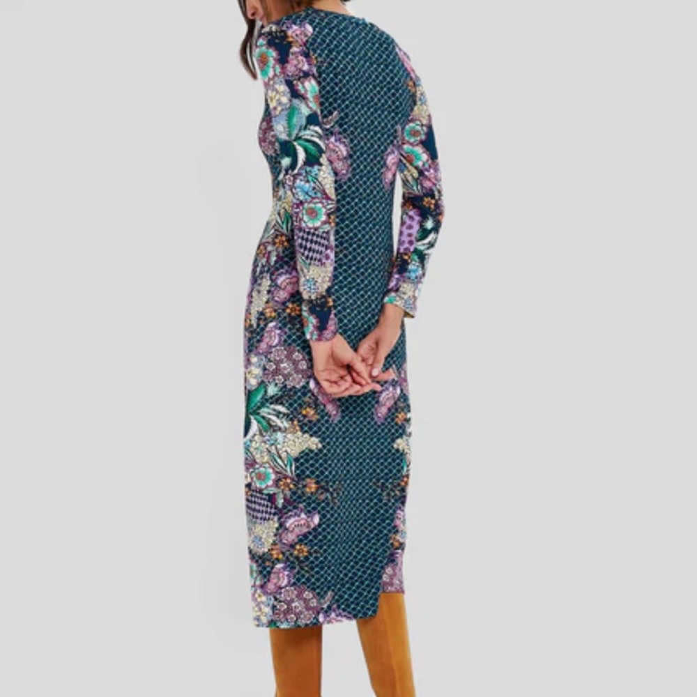 Navy Stargaze Ellie Midi Dress - Picture 3 of 4